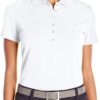 Women Short Sve  Performance Golf Polo with Sun Protection