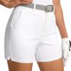 Women 5" Golf Shorts with Pockets Quick Dry Stretch Work Outdoor Hiking Shorts for Women Casual Summer