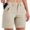 Women Golf Hiking Shorts 7" Quick Dry Athletic Shorts Casual Summer Shorts with Pockets Water Resistant